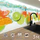 Стеновая панель матовая Фартукофф Фрукты в воде 300x60x0.15 см ПВХ цвет разноцветный