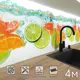 Стеновая панель матовая Фартукофф Фрукты в воде 400x60x0.15 см ПВХ цвет разноцветный