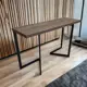 Стол консоль прямоугольный раздвижной Gomlden B2238-1 120x120 см МДФ ламинированная меламином цвет дуб коричневый табак