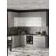 Кухонный гарнитур Эльза Safina grand Эльза_2,75х1,5 275x245x150 см ЛДСП цвет серый