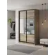 Шкаф-купе Клевер Атина с 2 дверями 240x110х45 см 6 полок ЛДСП цвет дуб крафт серый комбинированный