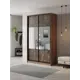 Шкаф-купе Клевер Атина с 2 дверями 240x120х50 см 6 полок ЛДСП цвет дуб крафт табак комбинированный/бетон темный