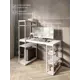 Стол письменный Solarius Loft 80x148x120 см сталь и дерево цвет белый