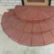 Ступень угловая для лестниц Weeco Берлин 36x36 см цвет терракот 1 шт