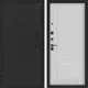 Входная дверь Лабиринт Бункер 06 левый 205x88см цвет черный кварц/белый софт П03