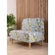 Диван Monofix Odos-lemon-св-серый 100x82x61 см велюр цвет светло-серый
