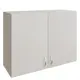 Шкаф распашной No name 508999 80x60x28.9 см ЛДСП цвет белый