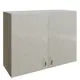 Шкаф распашной No name 510100 80x60x28.9 см ЛДСП цвет белый