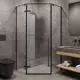 Душевой уголок Timo TTSSP-100/03C-8 100x100 см, профиль черный, стекло прозрачное