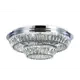 Люстра потолочная светодиодная AMBRELLA LIGHT TR5029 Traditional 18 м² нейтральный белый свет цвет хром