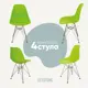Комплект кухонных стульев 4 шт Derstuhl Chrom 45x82x45 см полипропилен цвет салатовый