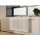 Горизонтальный трубчатый радиатор Nova Siluet NS-T3 570 20 S R9010M 570х920 мм 20 секций универсальное боковое подключение стальной белый цвет