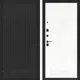 Входная дверь Лабиринт Бункер 06 П05 левый 205x96см цвет черный кварц/белое дерево