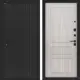 Входная дверь Лабиринт Бункер 06 правый 205x96см цвет черный кварц/сандал белый П03