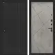 Входная дверь Лабиринт Бункер 06 П24 правый 205x96см цвет черный кварц/бетон серый