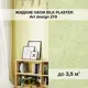 Жидкие обои Silk plaster Арт дизайн 219 0.95 кг цвет светло-салатовый