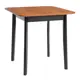Кухонный стол квадратный Tetchair 75x75 см Массив дерева цвет черный