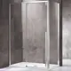 Душевой уголок Vincea Lugano VSR-1L9012CL-1 прямоугольный 120x90см серебристый блеск профиль эффект стекла прозрачный