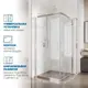Душевая ширма GuteWetter 3630596772 квадратная 80x80см