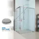 Душевая ширма GuteWetter 4109763982 прямоугольная 85x115см
