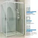 Душевой уголок GUTEWETTER GWMPSLRC863A 4698032802776, прямоугольный, 105x140x200 см, прозрачное стекло