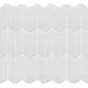Декоративная мозаика Nsmosaic P-539 NS08PL0184nsk 30x26.1см цвет Белый