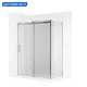 Душевая перегородка Ambassador 19021104HX-80HX 80x200см хромированный профиль