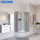 Душевая кабина Niagara 23101424RBKG высокий поддон 120x80см