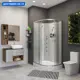 Душевая кабина Niagara 33121423LBKG низкий поддон 120x80см
