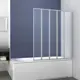 Ширма на ванну Vincea VSB-32120CL 120х140 профиль хром