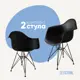Стул / кресло Derstuhl 330 black 43x82x58 см полипропилен цвет черный 2шт.