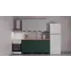 Кухня Лилия Аленушка Н00240391 160x216x60 см ЛДСП цвет зелено-желтый