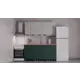 Кухня Магнолия Аленушка Н00240187 160x216x60 см ЛДСП цвет зелено-желтый