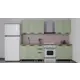 Кухня Лилия Аленушка Н00232028 200x216x60 см ЛДСП цвет оливковый