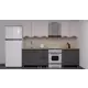 Кухня Лаванда Аленушка Н00231876 200x216x60 см ЛДСП цвет серо-бежевый