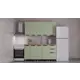 Кухня Лаванда Аленушка Н00231874 160x216x60 см ЛДСП цвет оливковый