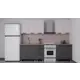 Кухня Лилия Аленушка Н00232031 200x216x60 см ЛДСП цвет серо-бежевый