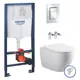 Инсталляция с унитазом комплект 6 в 1: инсталляция Grohe Rapid SL 38772001 с унитазом Amore di Mare Nemi Tornado P311-T с сиденьем микролифт