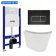 Комплект инсталляция с унитазом Enio 612052 цвет белый