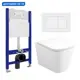 Комплект инсталляция с унитазом Enio 549521 цвет белый