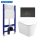 Комплект инсталляция с унитазом Enio 550949 цвет белый