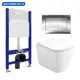 Комплект инсталляция с унитазом Enio 549413 цвет белый