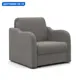 Кресло Гамма Коломбо 110x95x110 см велюр цвет серый