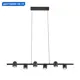 Светильник подвесной Mantra Ios Mn_7937 6 ламп 21 м² цвет черный
