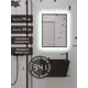 Зеркало для ванной Alias В раме для ванной qvr705015b с подсветкой 50x70см