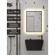 Зеркало для ванной Alias В раме для ванной qvr70603b с подсветкой 60x70см