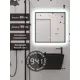 Зеркало для ванной Alias В раме для ванной qvr808015b с подсветкой 80x80см
