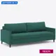 Диван раскладной Moon family 143 219x83x95 см велюр цвет зеленый
