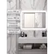 Зеркало для ванной Alias В раме для ванной qvr70902s с подсветкой 90x70см
