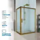 Душевой уголок Gutewetter GWMPKB019R 120x145x200 см цвет фурнитуры бронзовый, стекло матовое заколенное 6 мм